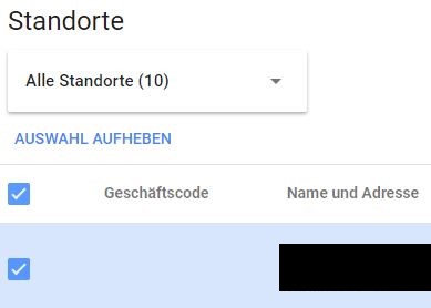 Mehrere Standorte markieren bei Google My Business