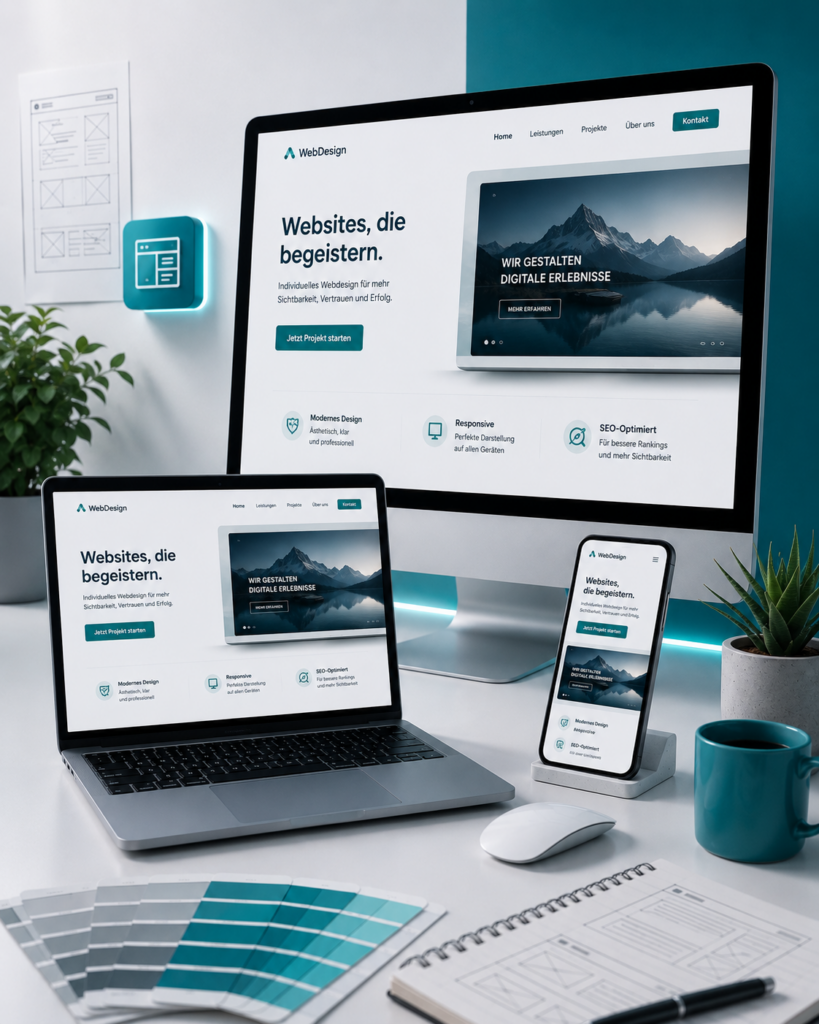 Übersichtsbild der Webdesign Leistung von adojo GmbH
